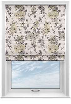 Amelie, Pebble - Twist&Fit Roman Blind